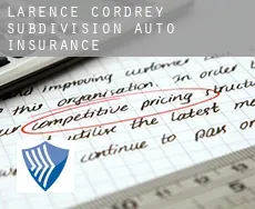 Larence Cordrey Subdivision  auto insurance