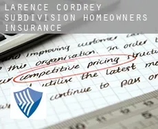 Larence Cordrey Subdivision  homeowners insurance