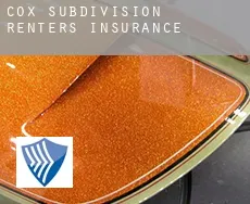 Cox Subdivision  renters insurance