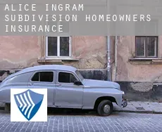 Alice Ingram Subdivision  homeowners insurance