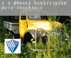 E O Brooks Subdivision  auto insurance